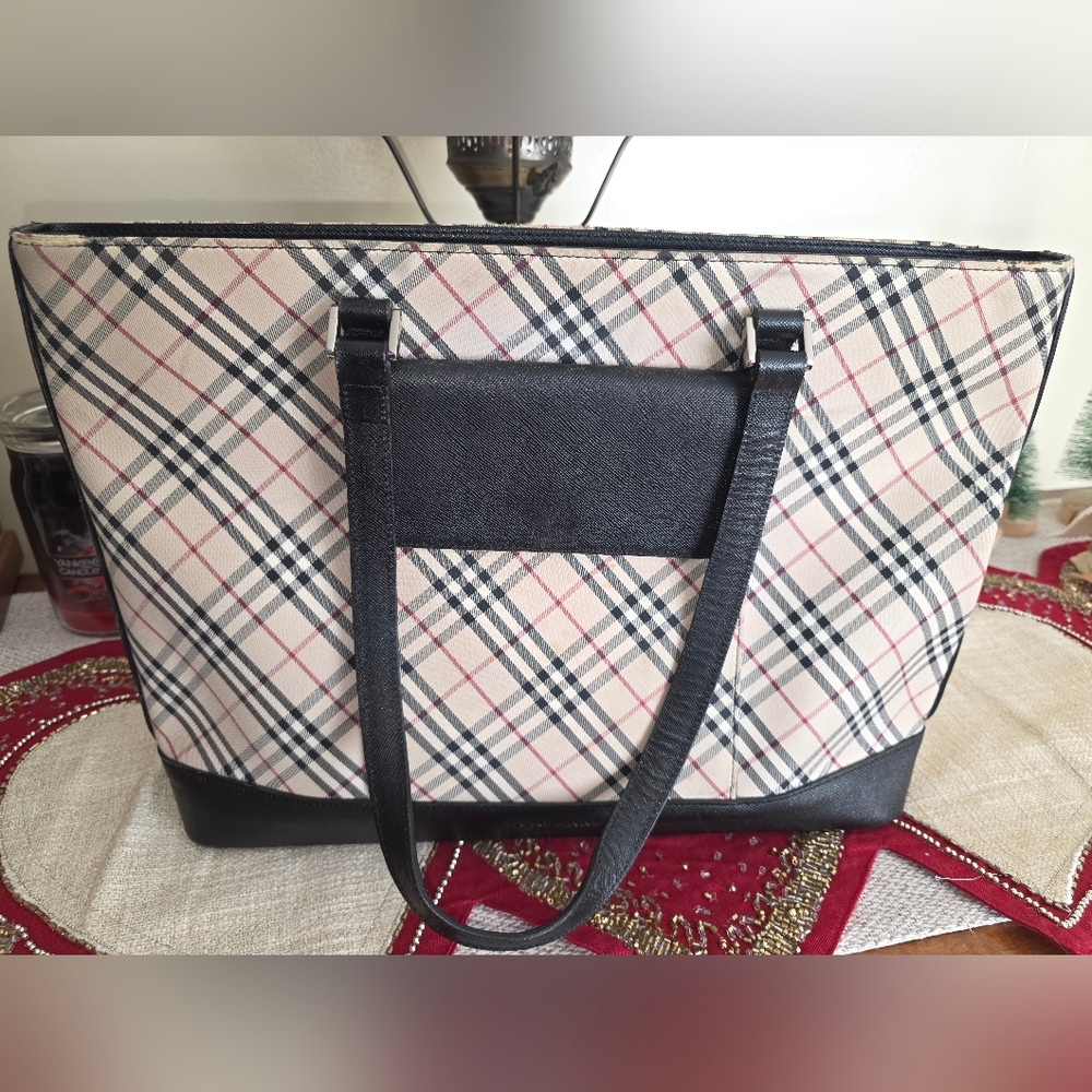 Pre-owned BURBERRY Canvas Tote Bags Nova Check Tote Bag